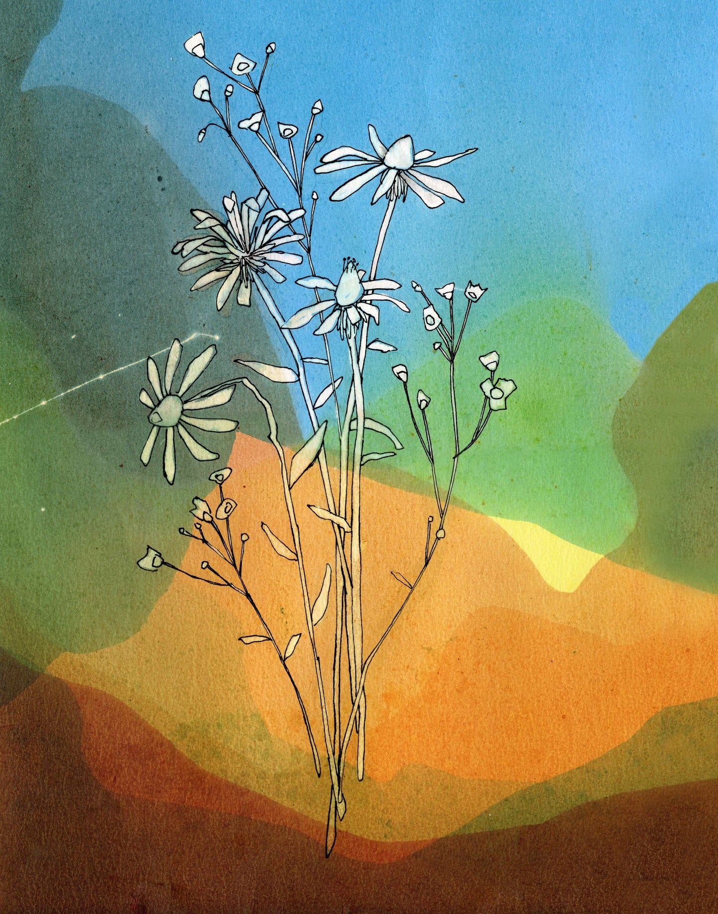 Bouquet in Blue