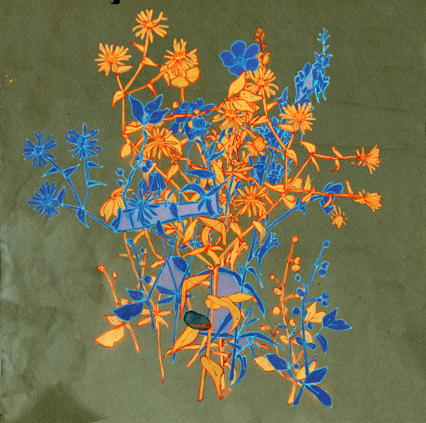 Antique Dipper Bouquet Inverted