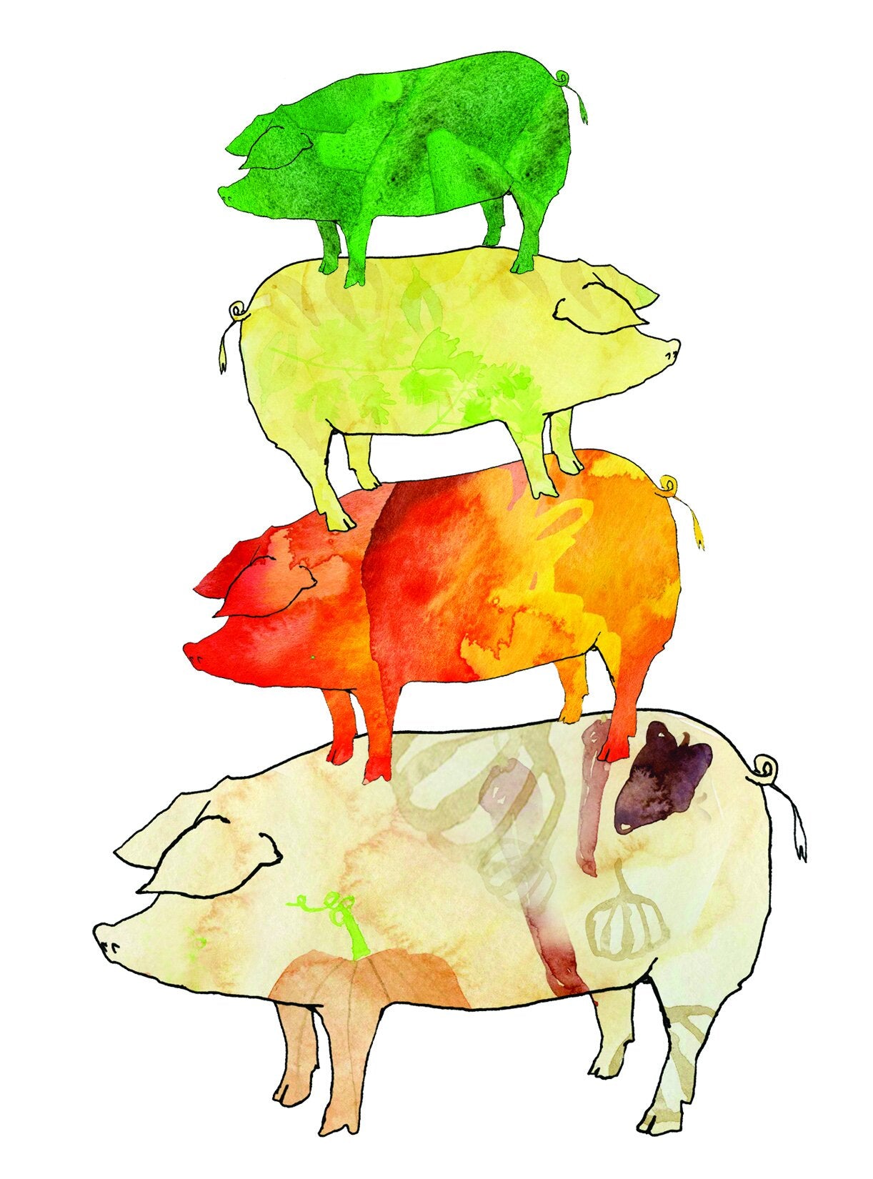 Pig Pile Green